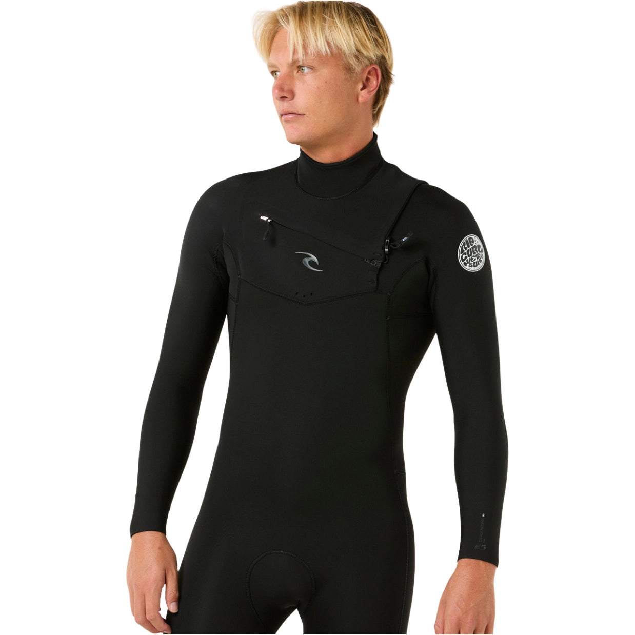 Rip Curl Dawn Patrol 2026 Pro Chest Zip 3/2 | Black