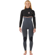 Rip Curl - Women’s E-Bomb 3/2 Chest Zip Wetsuit | Charcoal