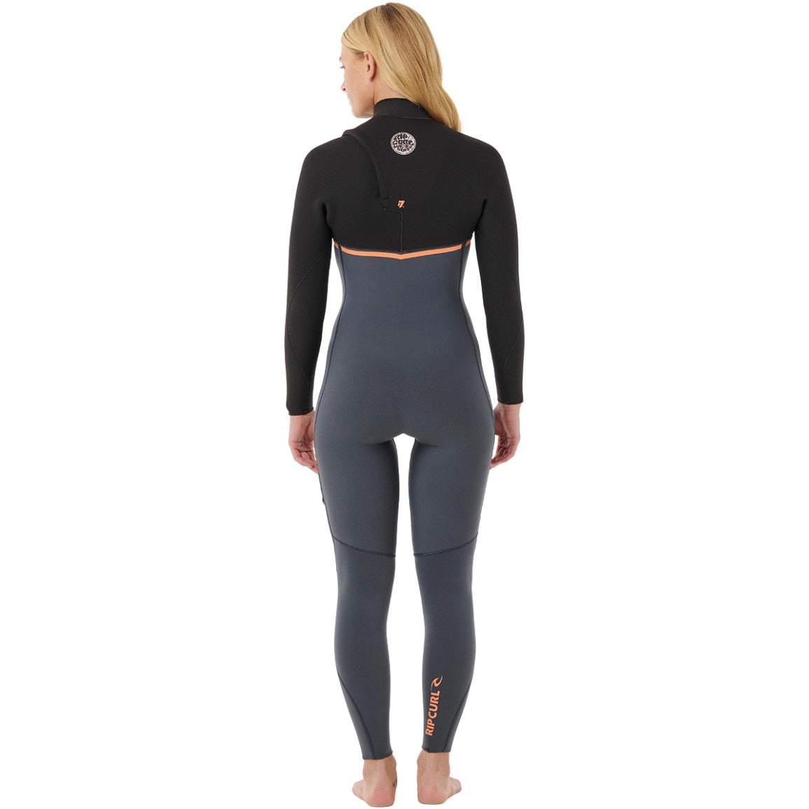 Rip Curl - Women’s E-Bomb 3/2 Chest Zip Wetsuit | Charcoal