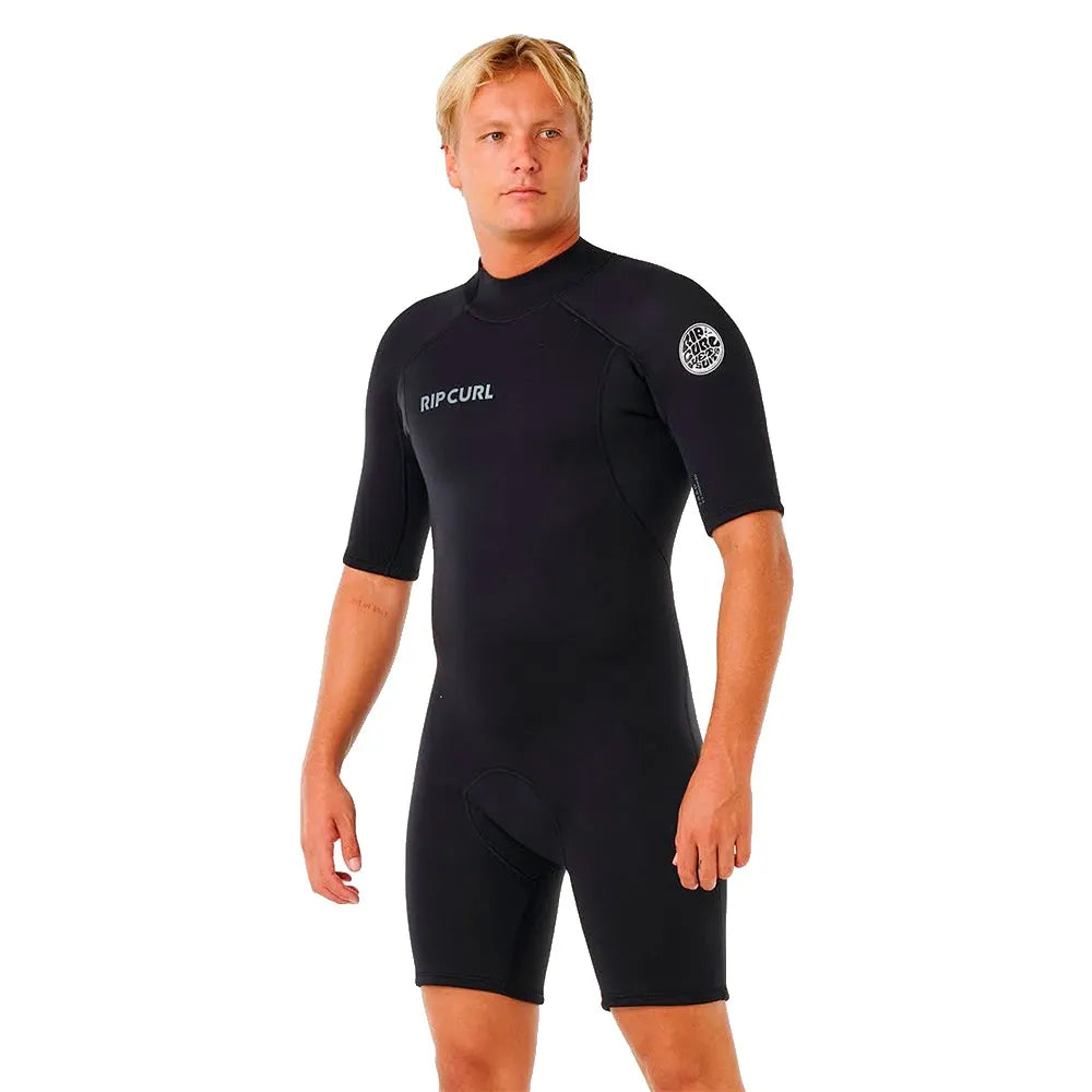 Rip Curl - Mens Trad 2mm Back Zip Shorty Wetsuit | Black