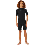 Rip Curl - Kids Trad 2mm Back Zip Shorty Wetsuit | Black