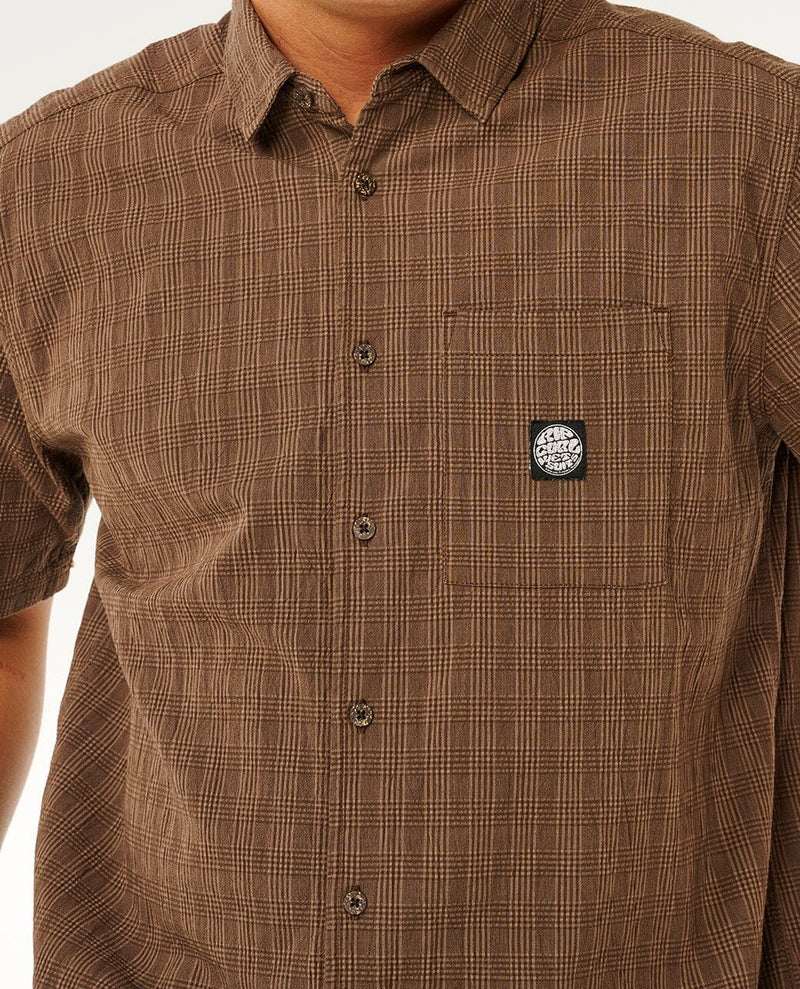 Rip Curl - Premium Surf Check S/S Shirt | Coffee