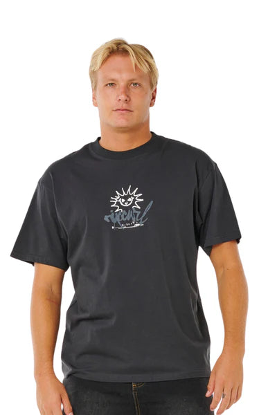 Rip Curl - Inner Visions Rotten Sun Tee | Washed Black