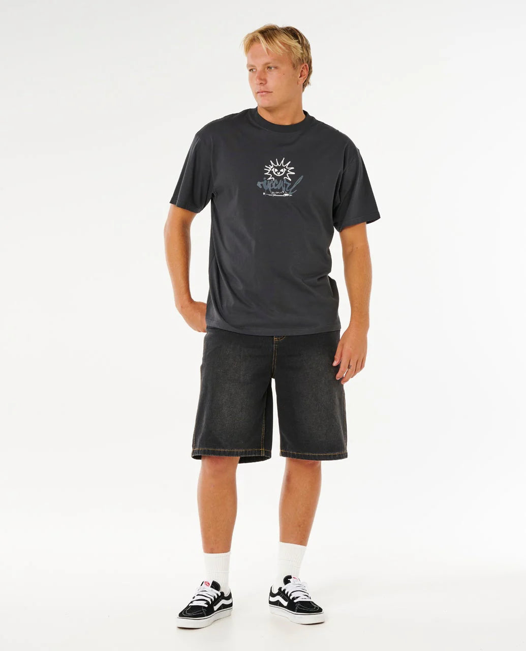 Rip Curl - Inner Visions Rotten Sun Tee | Washed Black