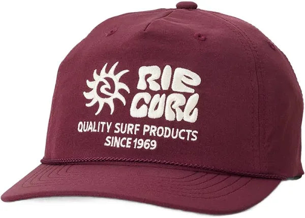 Rip Curl - Pacific Rinse Flexifit SnapBack Cap | Burgundy