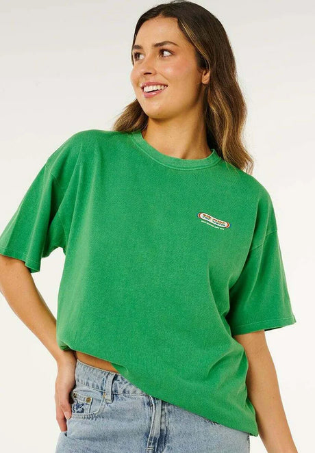 Rip Curl - Surf Revival Heritage Oversized Tee | Bright Green