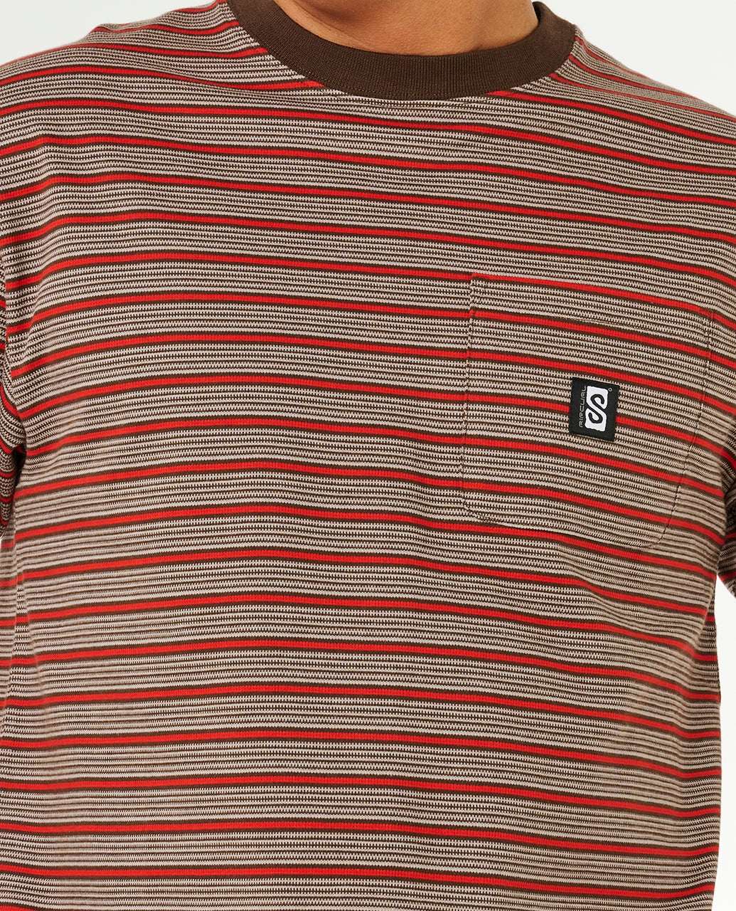 Rip Curl - Search Stripe Tee | Coffee