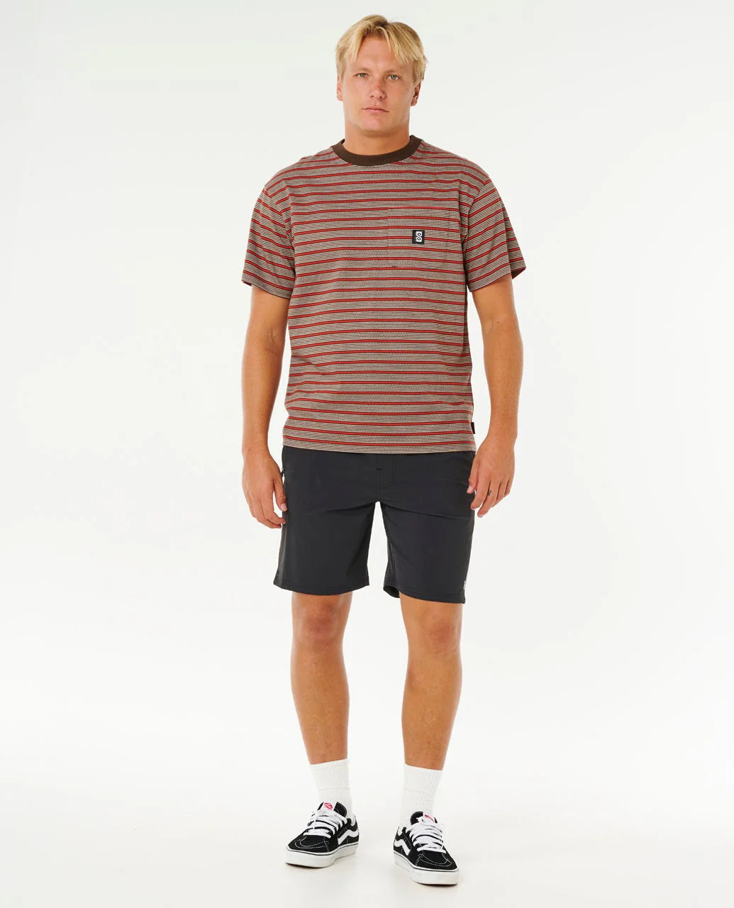 Rip Curl - Search Stripe Tee | Coffee