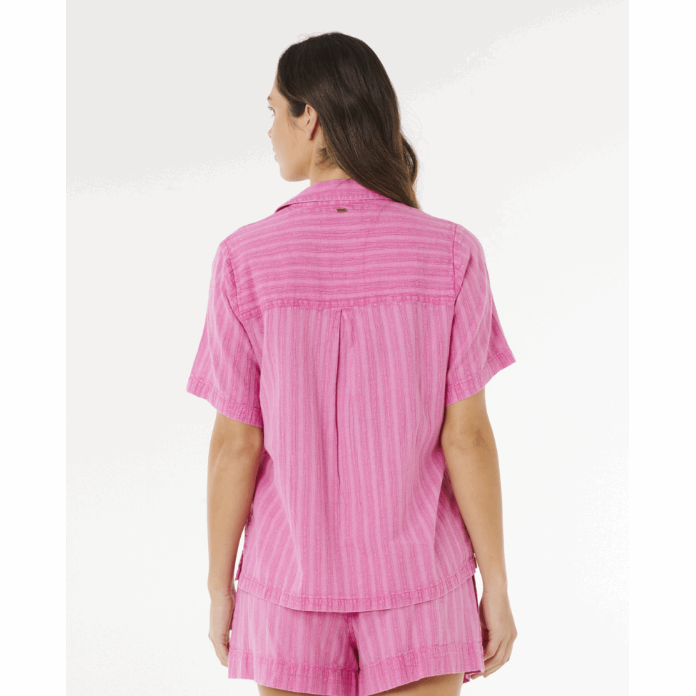 Rip Curl - Hotel Malibu Embroid Shirt | Super Pink