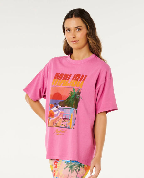 Rip Curl - Hayley Heritage Tee | Super Pink