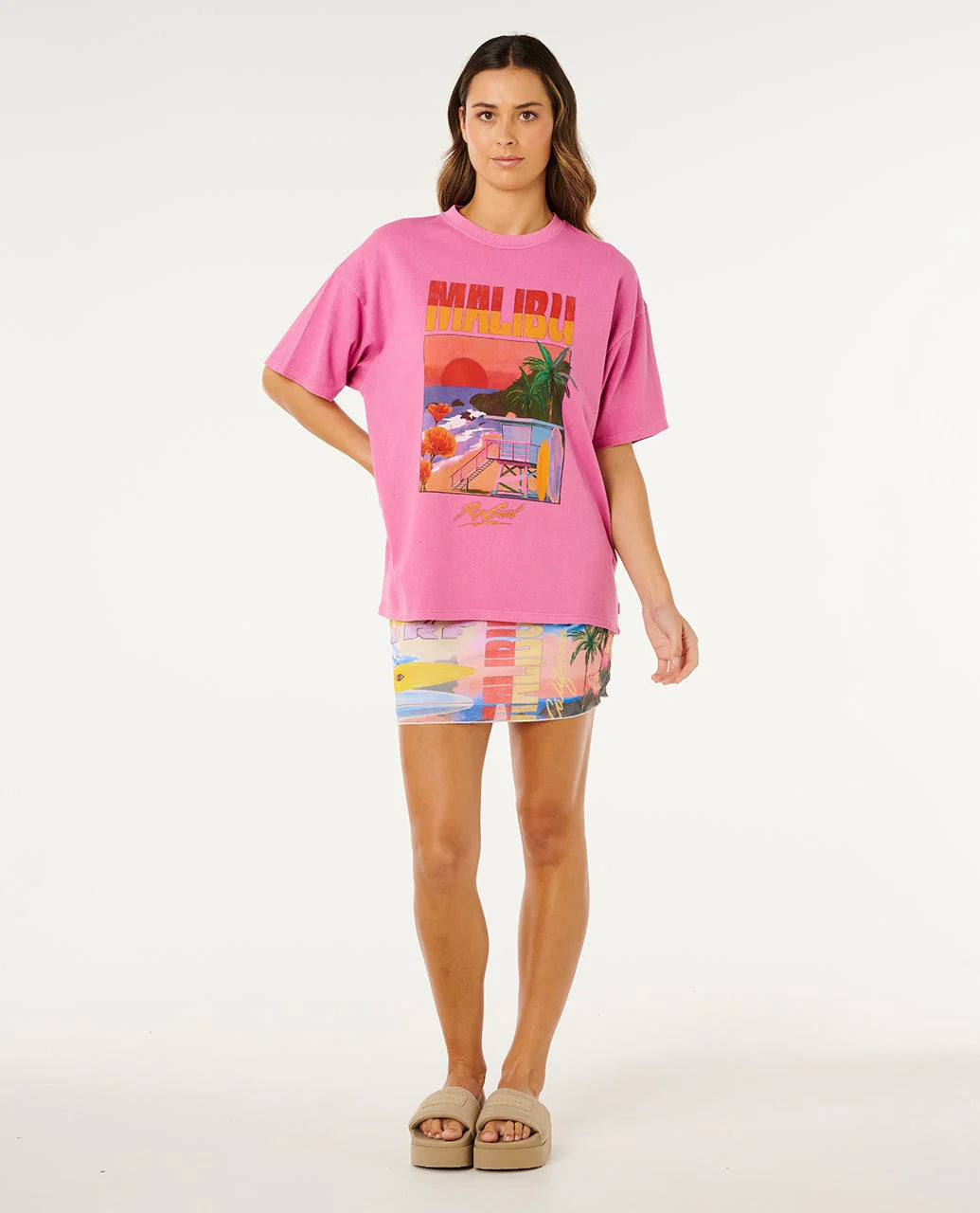 Rip Curl - Hayley Heritage Tee | Super Pink
