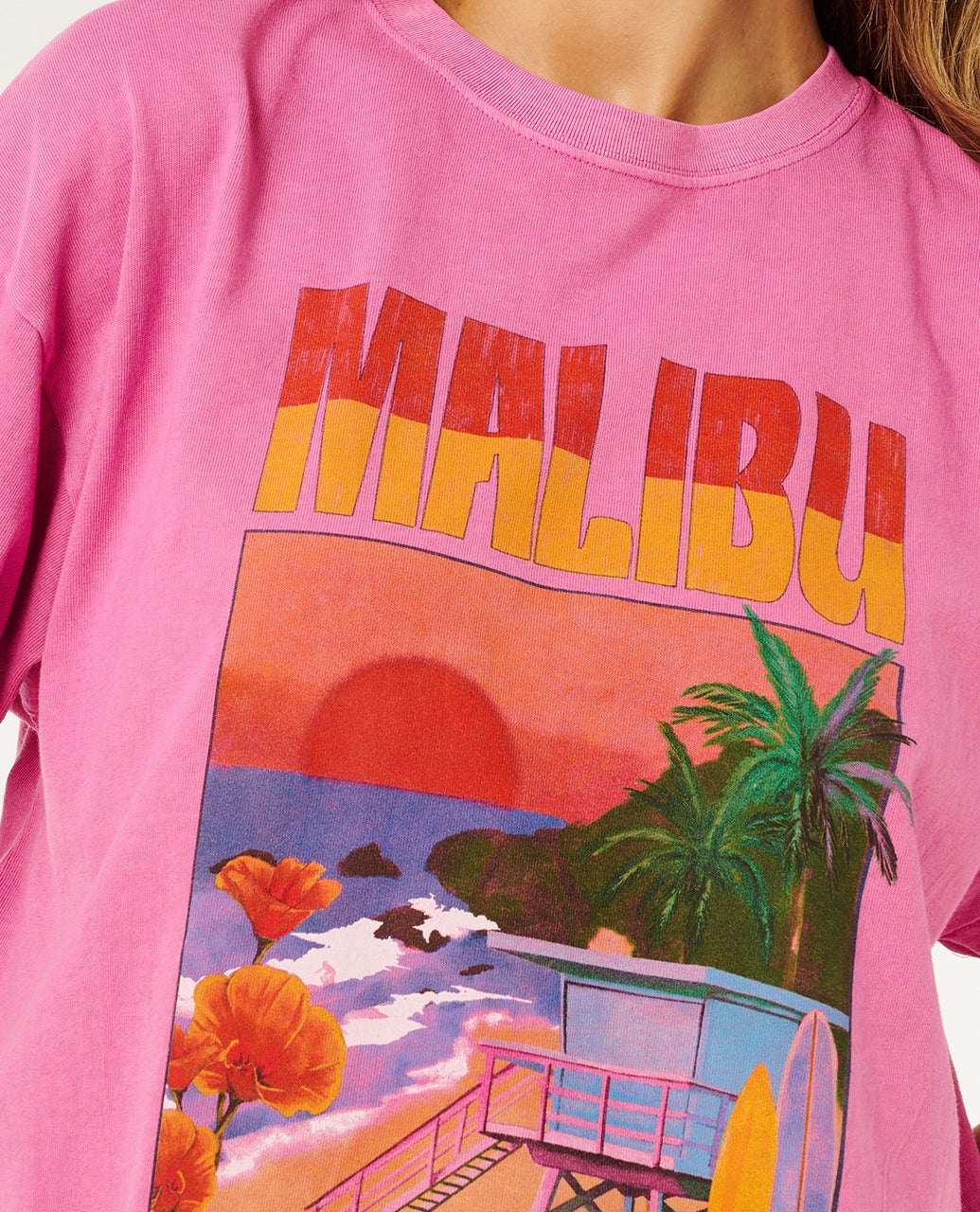 Rip Curl - Hayley Heritage Tee | Super Pink