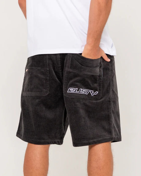 Rusty - Flip Daddy Cord Shorts | Coal