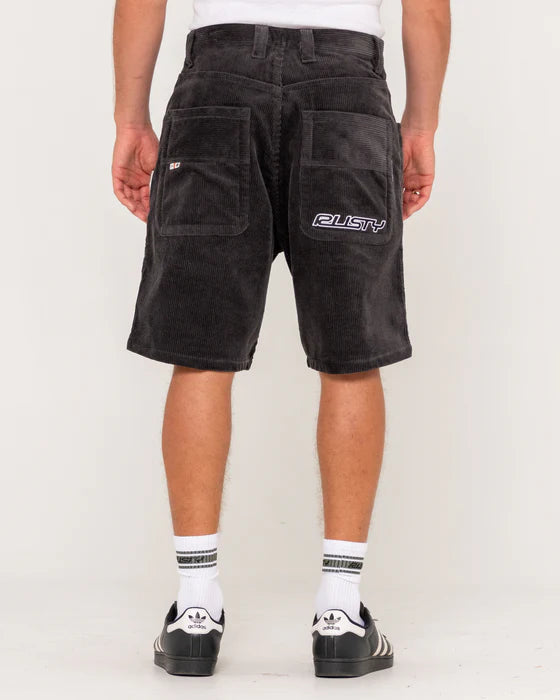 Rusty - Flip Daddy Cord Shorts | Coal