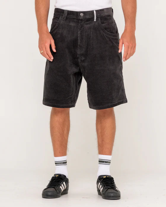 Rusty - Flip Daddy Cord Shorts | Coal