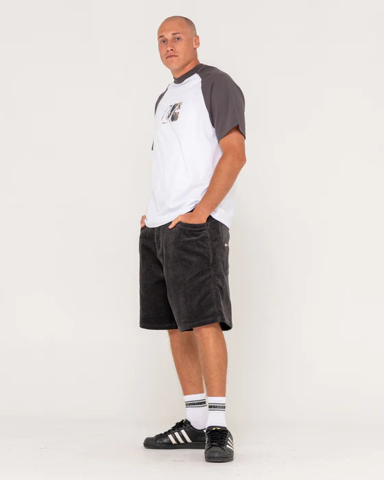 Rusty - Flip Daddy Cord Shorts | Coal