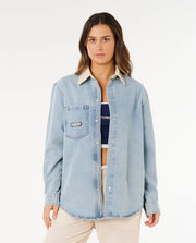 Rip Curl - Surf Side Denim Shirt | Washed Blue