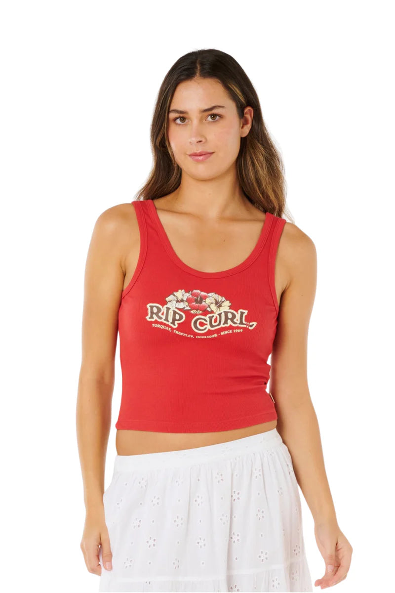 Rip Curl - Bells Tank | Deep Red