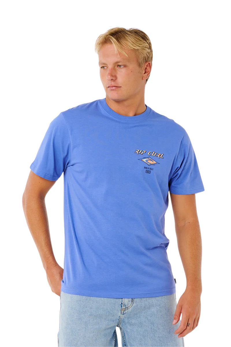 Rip Curl - Fade Out Icon Tee | Blue Haze