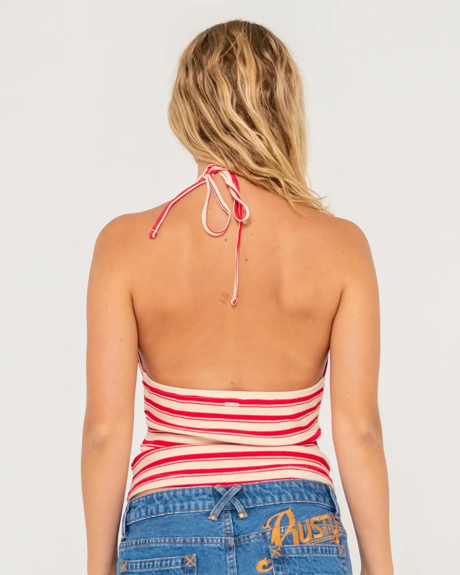Rusty - Emma Cut Out Skimmer Tank| Red