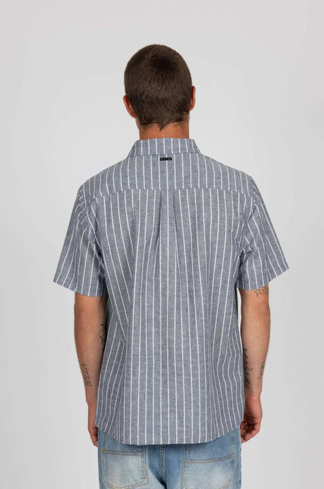 Rusty - Unleaded Woven SS Shirt | Chambray