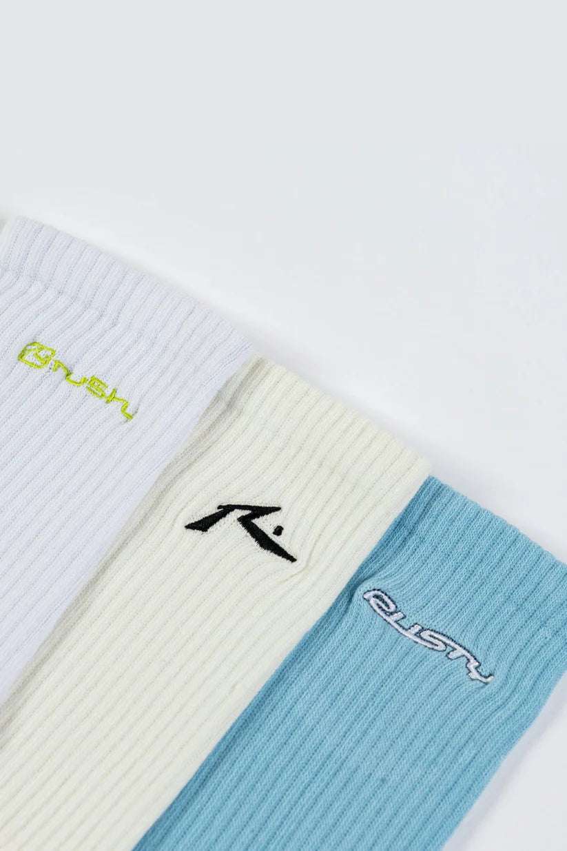 Rusty - Repeat Crew Socks | Mid Calf x4 Multi Pack
