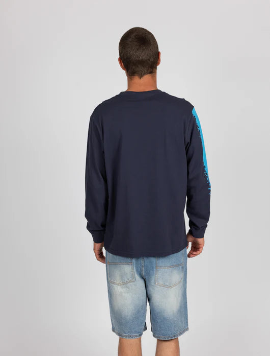 Rusty - Cascade Long Sleeve Tee | Navy