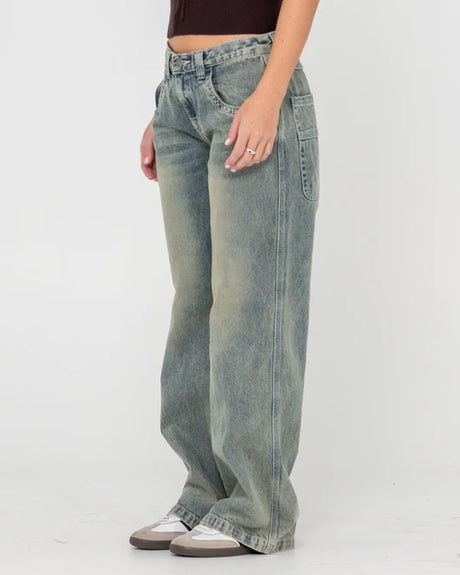 Rusty - Flip Mommy Low Rise Tapeless Denim Jean | Dirty Dawg