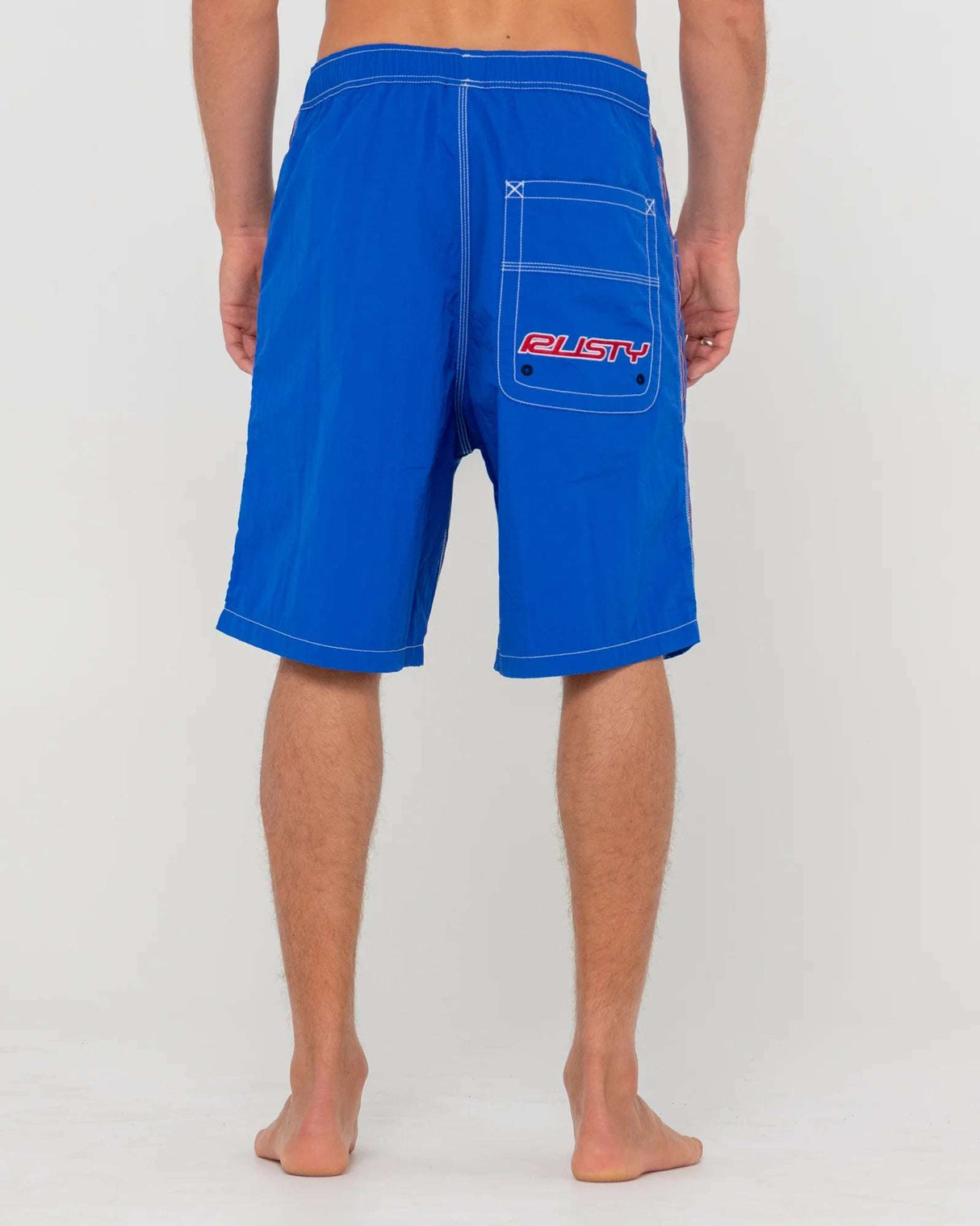 Rusty - Flip Daddy Elastic Waist Boardshort | Marazine Blue
