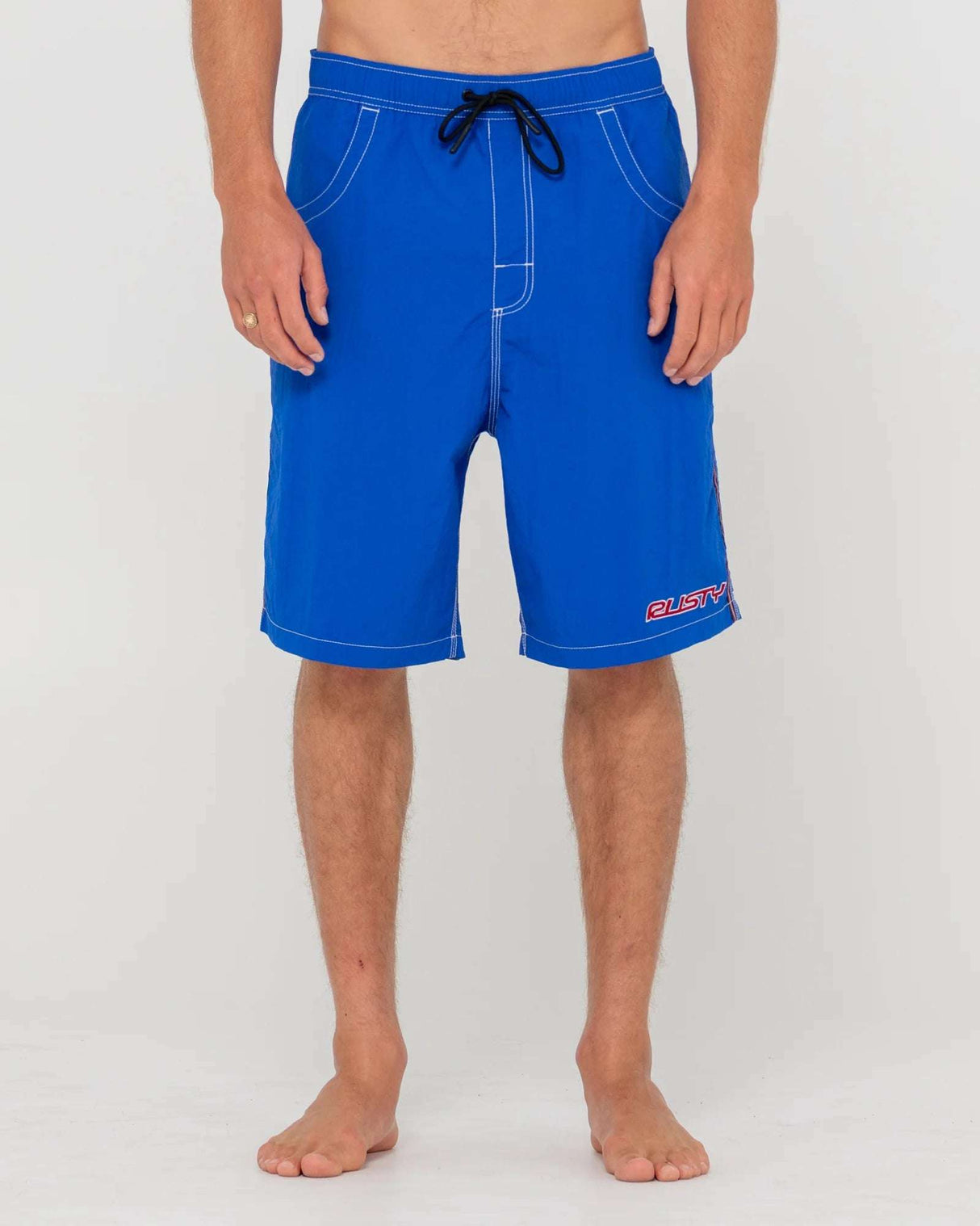 Rusty - Flip Daddy Elastic Waist Boardshort | Marazine Blue