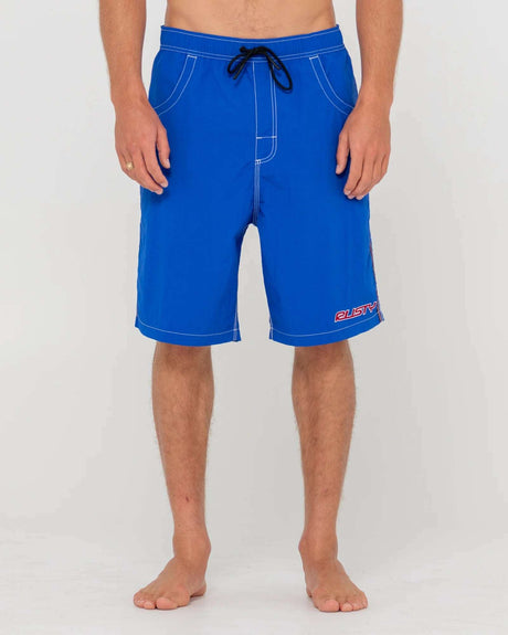 Rusty - Flip Daddy Elastic Waist Boardshort | Marazine Blue