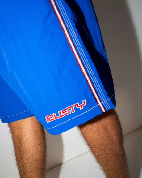 Rusty - Flip Daddy Elastic Waist Boardshort | Marazine Blue