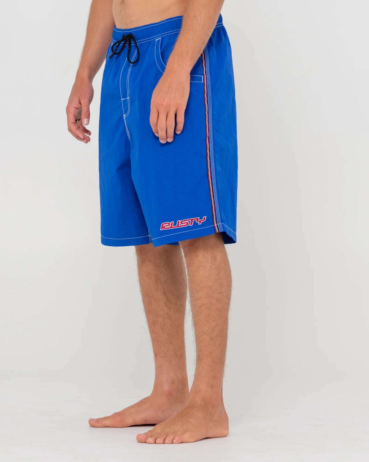 Rusty - Flip Daddy Elastic Waist Boardshort | Marazine Blue
