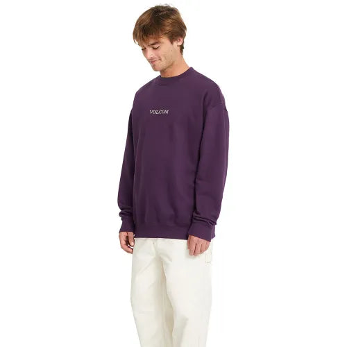 Volcom Stone | Crew Fleece | Grape Royale