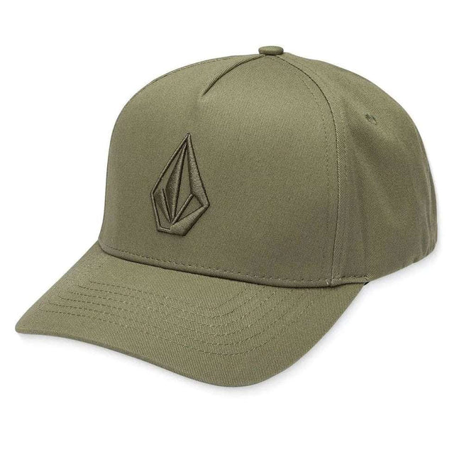 Volcom | Embossed Stone Adjustable Hat | Light Olive