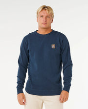 Rip Curl - Pacific Rinse Patch Crew | Dark Navy