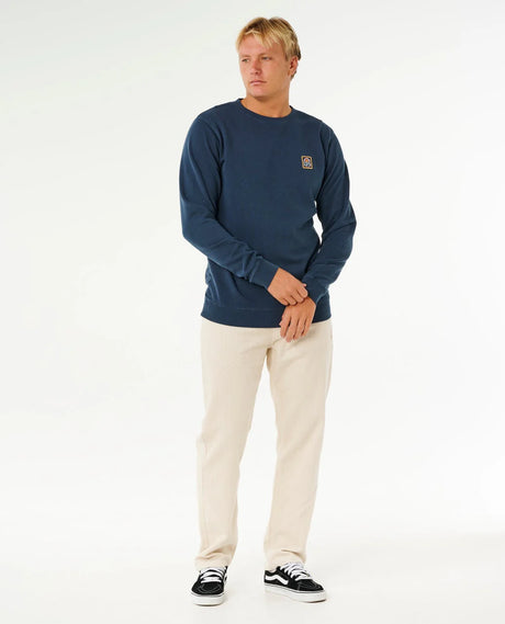 Rip Curl - Pacific Rinse Patch Crew | Dark Navy