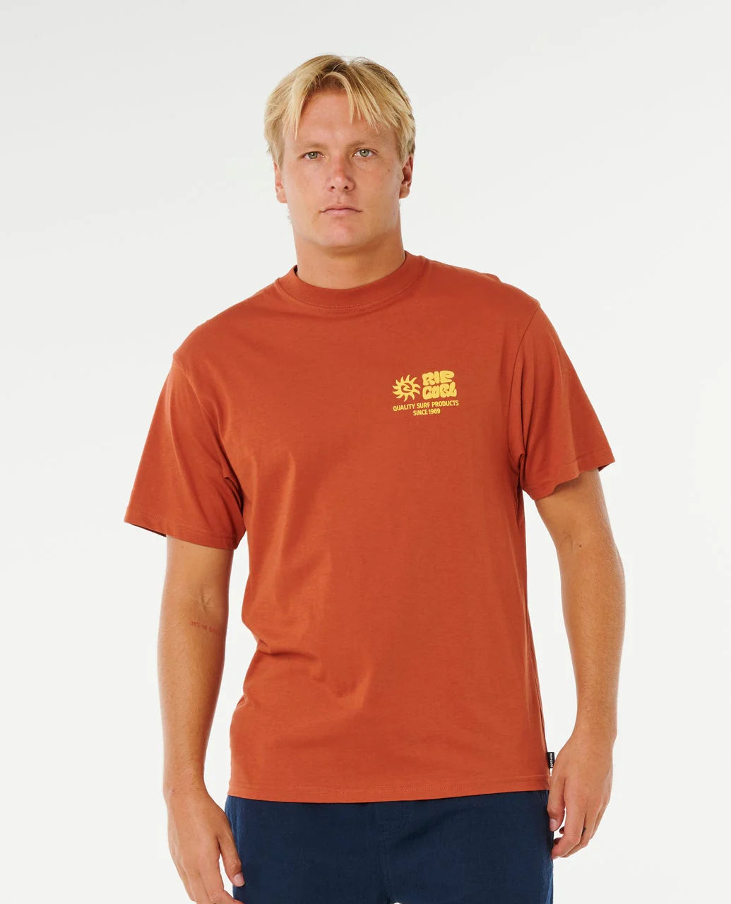 Rip Curl - Pacific Rinse Glass Off Tee | Baked Clay