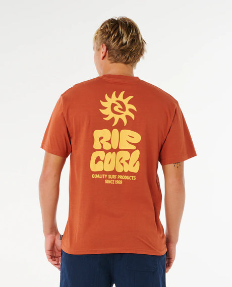 Rip Curl - Pacific Rinse Glass Off Tee | Baked Clay