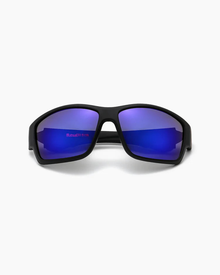 Ritual Vision - The Decline | Matte Black/Blue Reflective Polarised