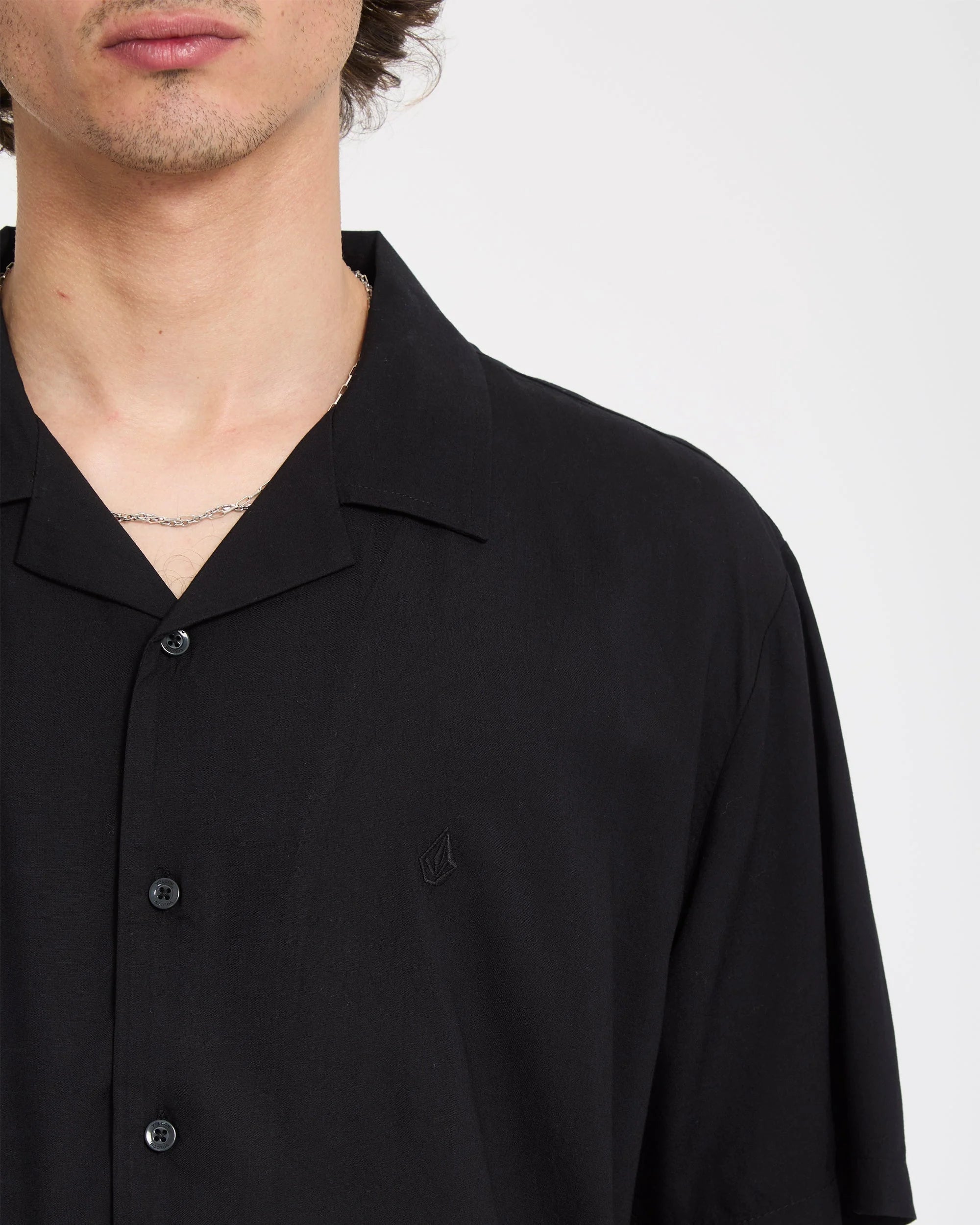 Volcom | Single Stone SS Shirt | Gloss Black