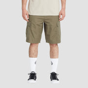 Volcom - Strange Tripper Cargo Shorts 22" | Wintermoss