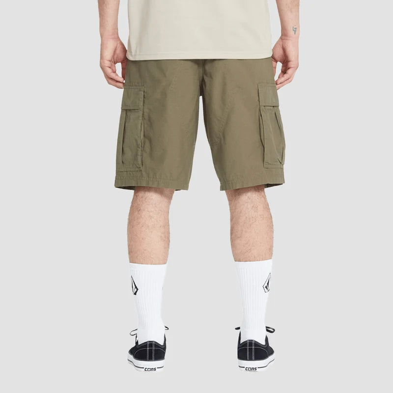 Volcom - Strange Tripper Cargo Shorts 22" | Wintermoss