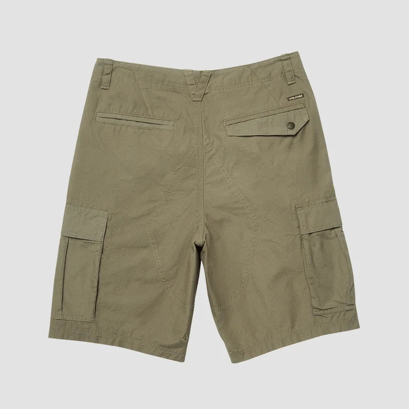 Volcom - Strange Tripper Cargo Shorts 22" | Wintermoss