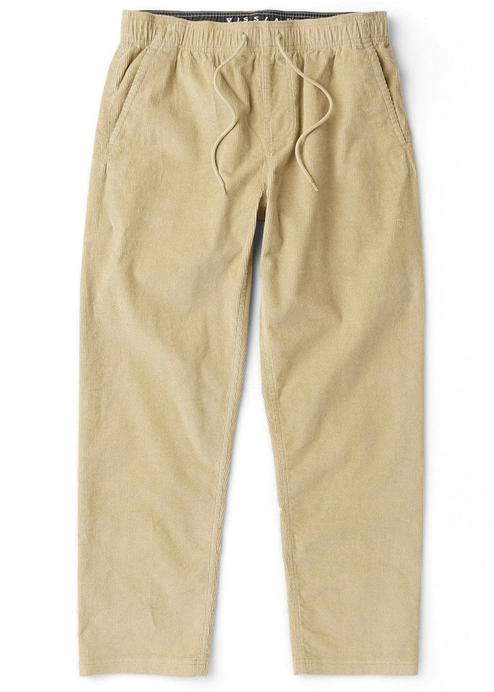 Vissla - No See Ums Cord Eco Elastic Pant | Light Khaki