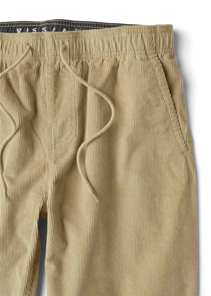 Vissla - No See Ums Cord Eco Elastic Pant | Light Khaki