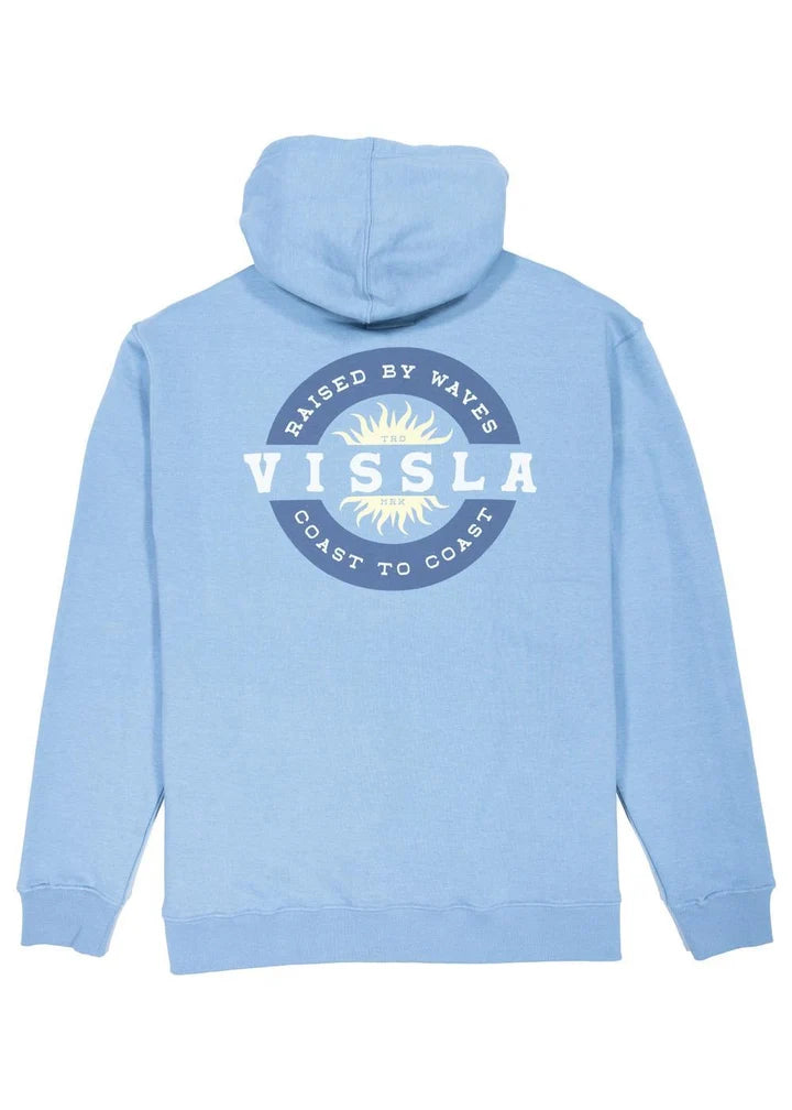 Vissla - Drifting Away Eco Fleece Hoodie | Faded Denim