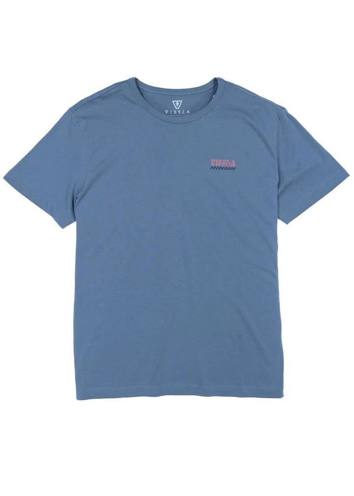 Vissla - Solar Vibrations Eco SS Tee | Faded Denim