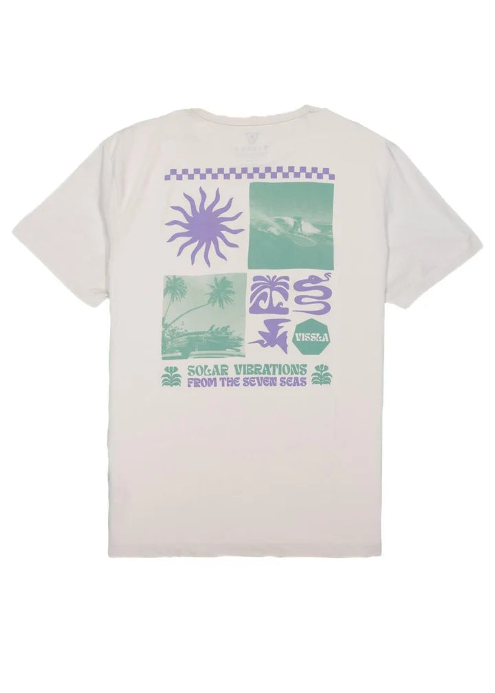 Vissla - Solar Vibrations Eco SS Tee | Bone