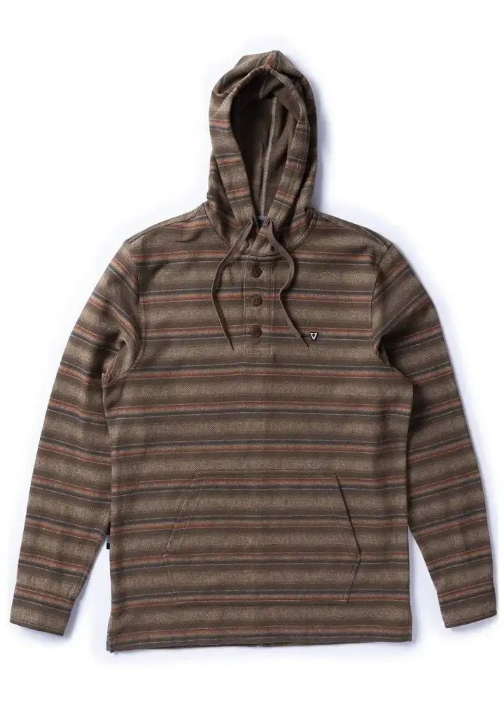 Vissla - Descanso Hooded Popover | Dark Earth